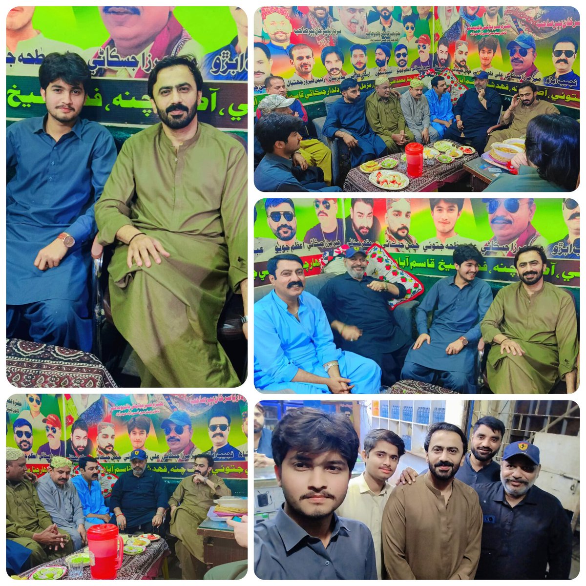 آج 29 ماہ رمضان ضلع حیدرآباد کے اطلاعات سیکرٹری و ٹاؤن چیئرمین محترم عمیر مولا بخش چانڈیو صاحب نے ادا میر مرزا جسکانی کیجانب منعقد افطار ڈنر رابطہ ٹیم MBC آفیس میں شرکت کی، ہم دلی شکر گزار ہیں، اس موقع پر ٹیم مولا بخش چانڈیو بھی موجود تھے۔
<a href="/UmairMBChandio/">Umair Moula Bux Chandio</a> <a href="/JaskaniMir/">Mir Mirza Jaskani</a>