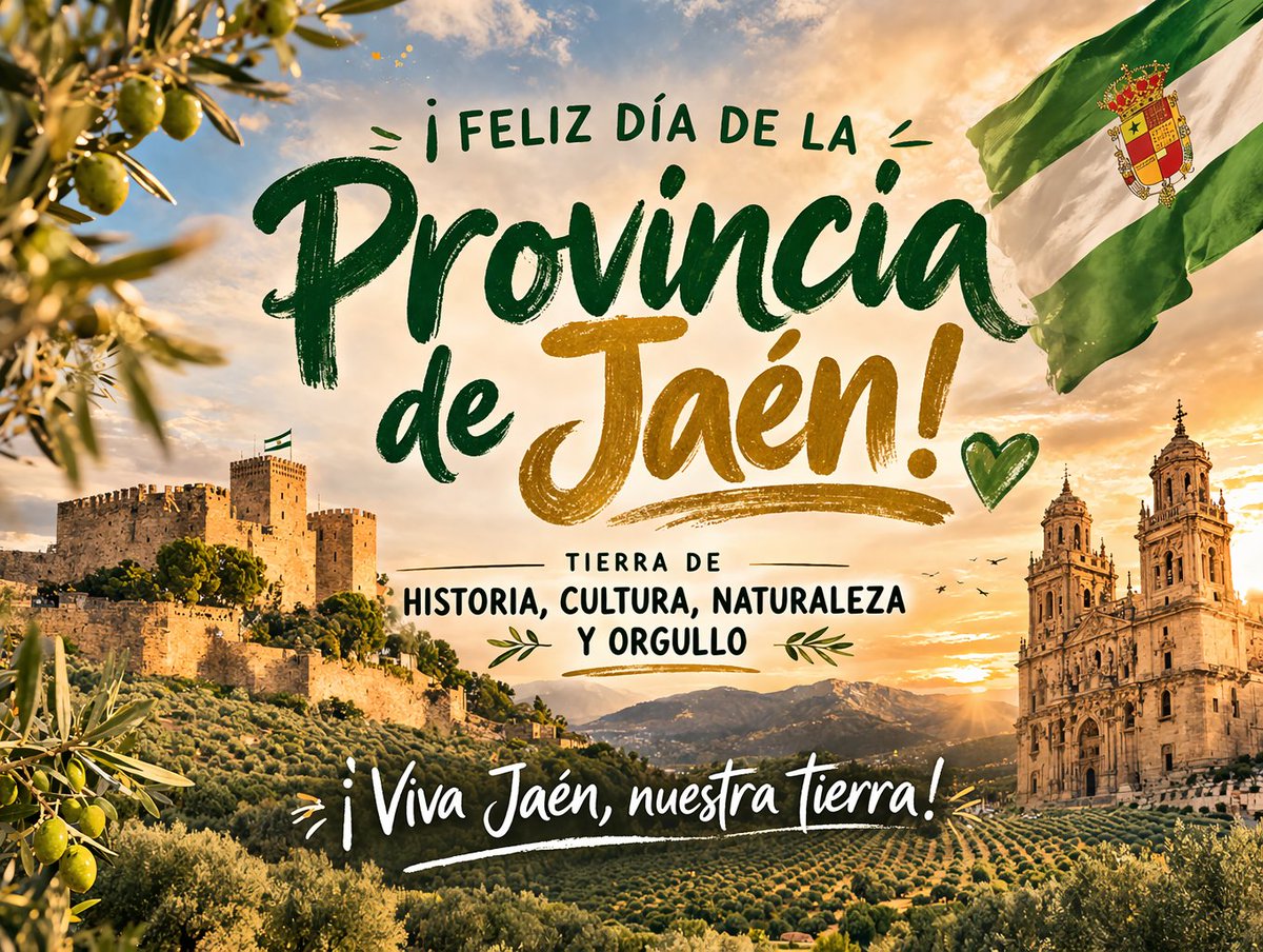19 de Marzo: Hoy se celebra el dia de la provincia de #Jaen. #Andalucia.