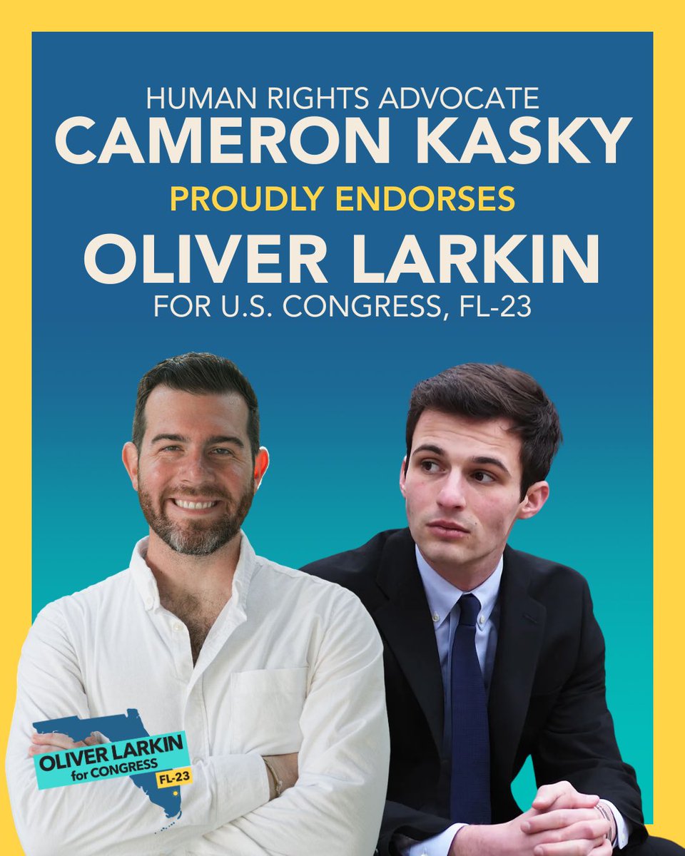 Oliver Larkin for Congress tweet media