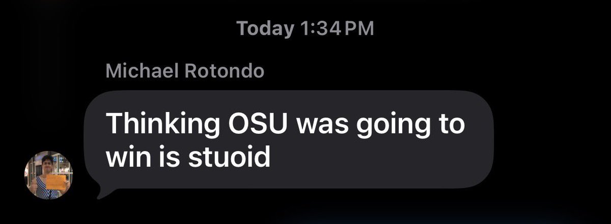 FarringtonShow's tweet photo. Our buddy Michael is a massive jinx. Going to track him during March Madness

Ohio State went on a 15-1 run after this https://t.co/juYn4wzL76