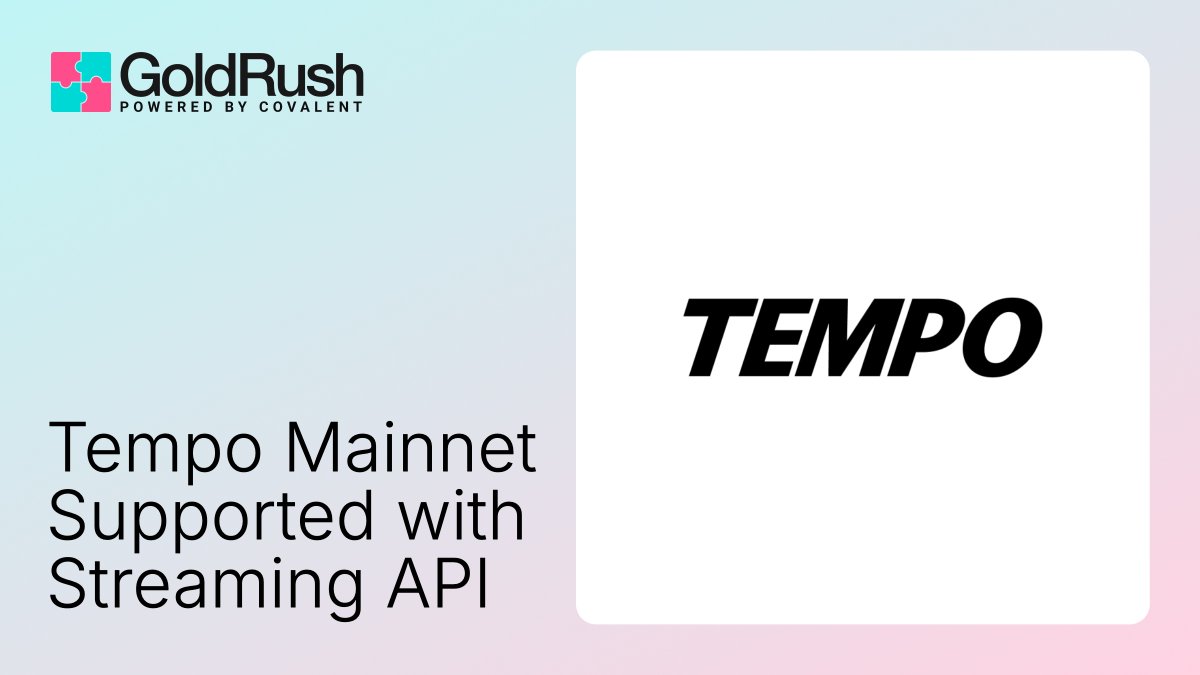 GoldRush - powered by Covalent tweet media