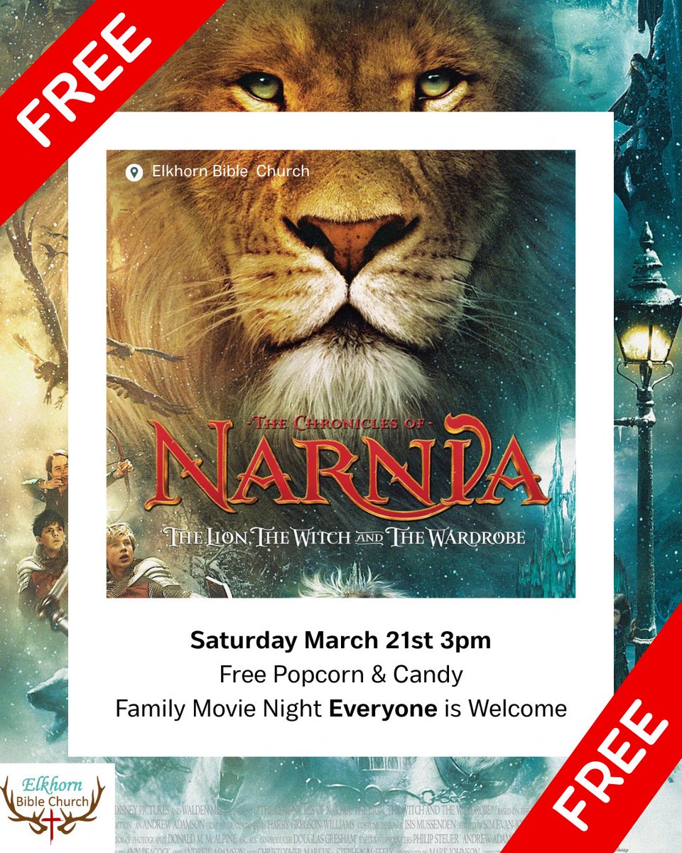 ElkhornBible's tweet image. 📷 We're hosting a Free Movie Night at 3 PM, and everyone's invited! . Whether you come alone or bring friends, there's something for everyone to enjoy.

Can't wait to see you there!

#MovieNight #FreeEvent #ElkhornBibleChurch #CommunityGathering #StocktonEvents