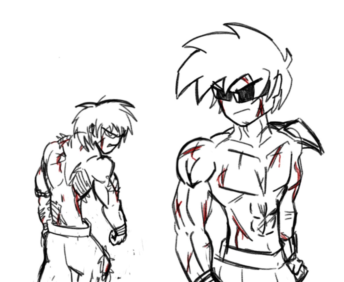 Alsec_'s tweet photo. Luego de una larga pelea ninguno de los dos piensa rendirse
Alex vs Miles 
#draw #HistoryMade #ArtistOnTwitter #smallartist #artmoots #artists https://t.co/OeJl76mSfh