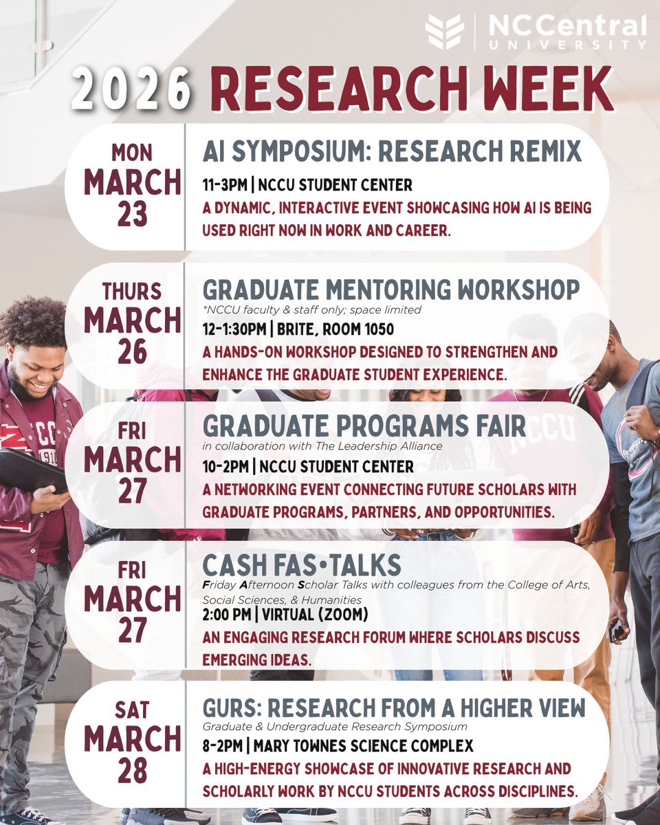 North Carolina Central University tweet media