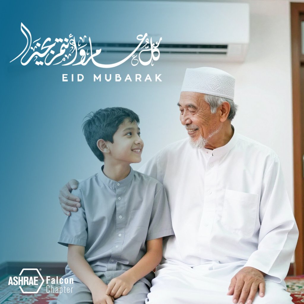 ASHRAE_Falcon's tweet photo. Eid Mubarak to our ASHRAE UAE family! 🌙 As we celebrate, we remain grateful for the safety and comfort of our homes. Wishing you a peaceful Eid filled with hope, security, and togetherness.

#UAE https://t.co/aHlXIka4aw