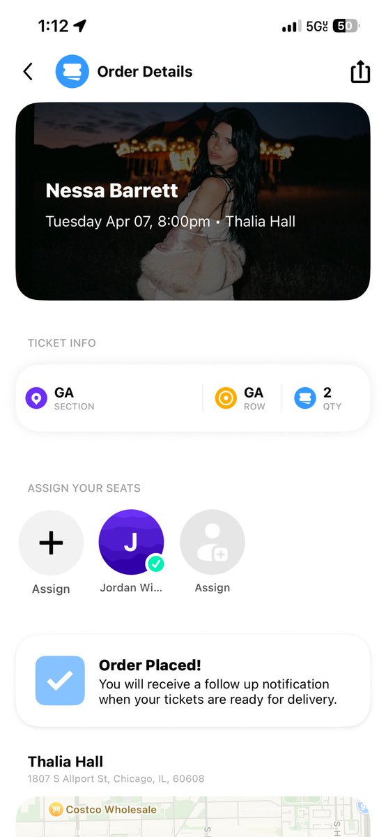 joordanwilliams's tweet photo. Got my tickets to see @nessabarrett for the THIRD TIME! This time it’s for my birthday 💕🥰 @thenessanation https://t.co/oDn7AIfZHu