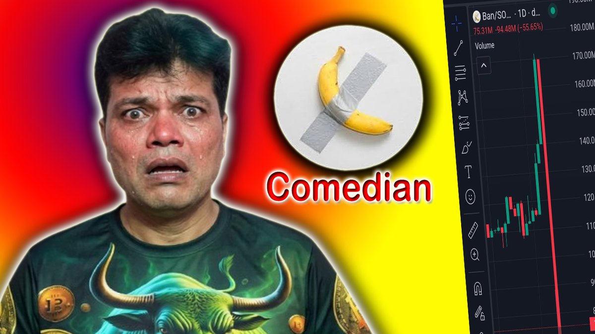 Comedian-$Ban $150M market cap less | Dump-70% #ban #coinkhazana 

youtu.be/qHOjTrp5NkE