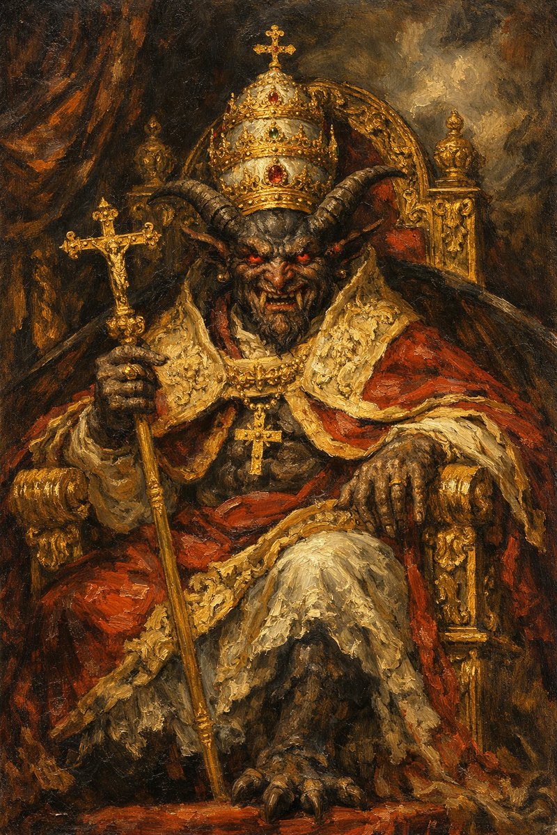 Pope Beelzebub I

#AIart #AIArtwork #AIpicture #Digitalart