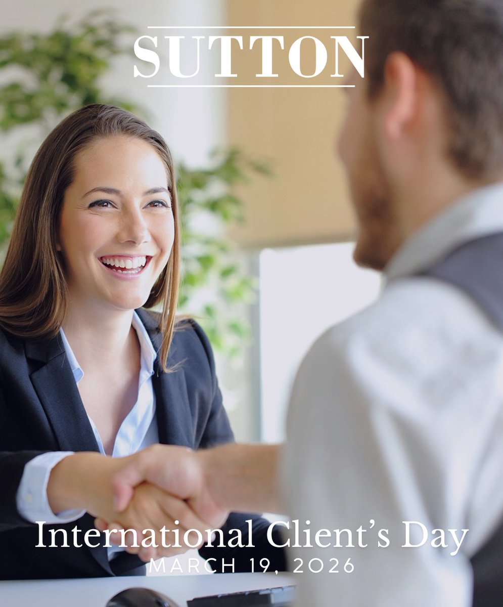 SuttonRisk's tweet photo. On this International Clients Day, we extend our sincere appreciation to our valued clients who place their confidence in us. Your collaboration and continued partnership drive our commitment to delivering excellence.

Thank you for choosing Sutton as your trusted partner. https://t.co/vM4SvHTOKp