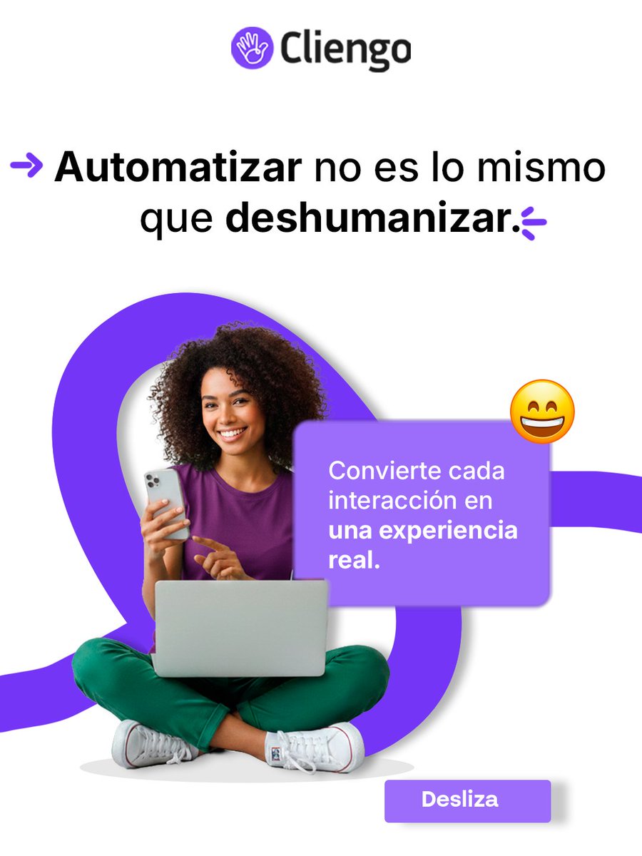 cliengo's tweet photo. Automatizar no es deshumanizar.
Es evitar silencios, ordenar conversaciones y responder mejor.
Porque cuando la atención falla, las oportunidades se pierden.
Con Cliengo, cada conversación cuenta.
#Automatización #CX #Ventas https://t.co/BRLry2LnOh