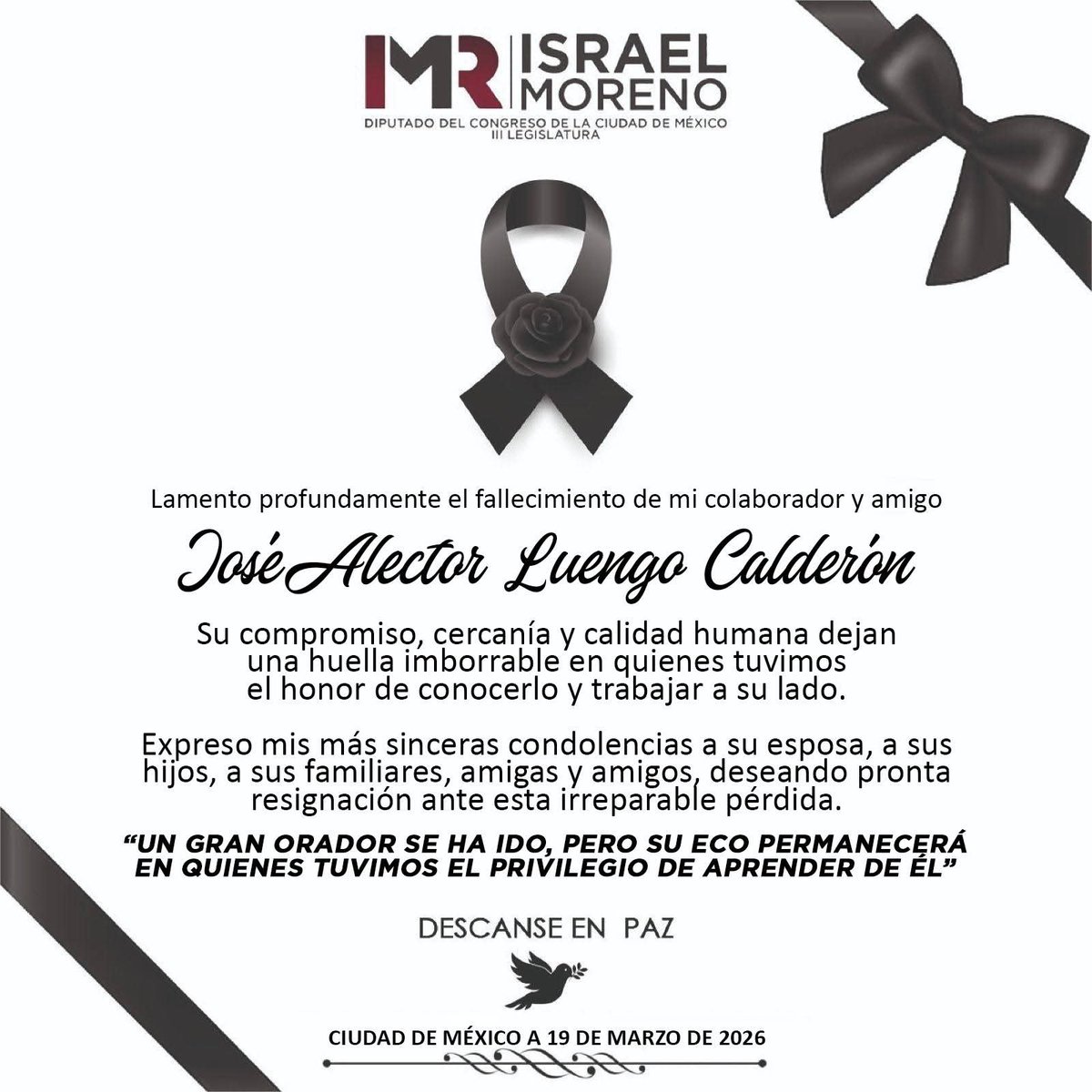 Israel Moreno Rivera tweet media