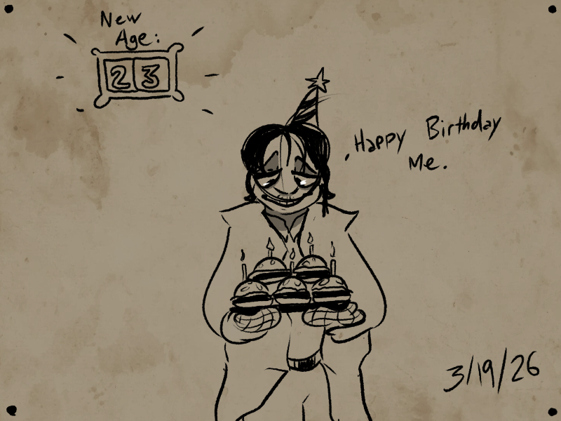 Sentruism's tweet photo. birthday today, here's to another year https://t.co/NFTUWIxPi3