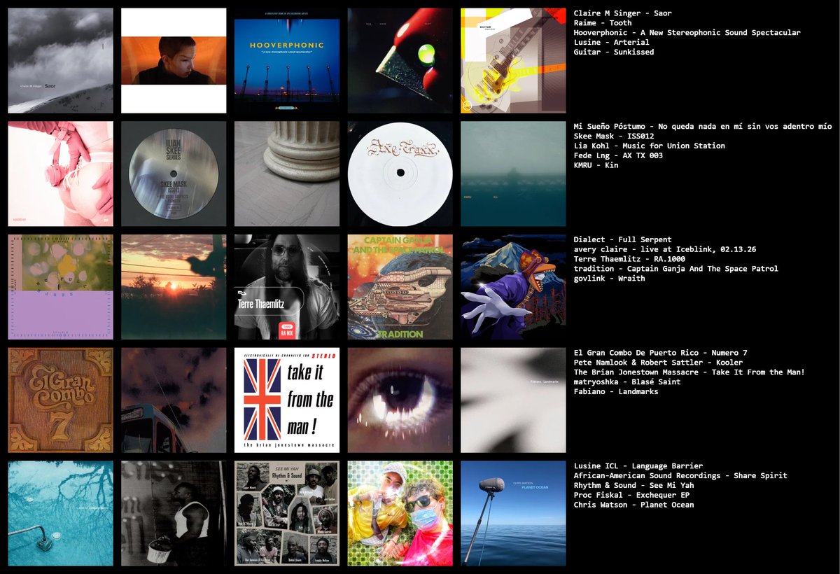 ambient_bf's tweet photo. January and february new listen charts i have not yet posted here... https://t.co/KfOLa9iKo0