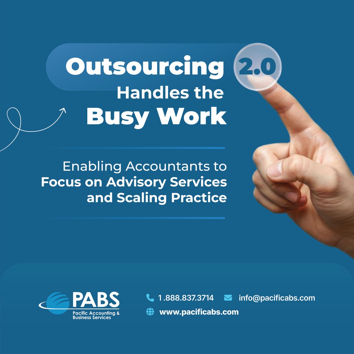 Your busy schedule doesn't always translate into visible profits.

Recurring tasks, menial work, too much on the plate - accountants are already overworked. What more can they take?

#Outsourcing #AccountingOutsourcing
