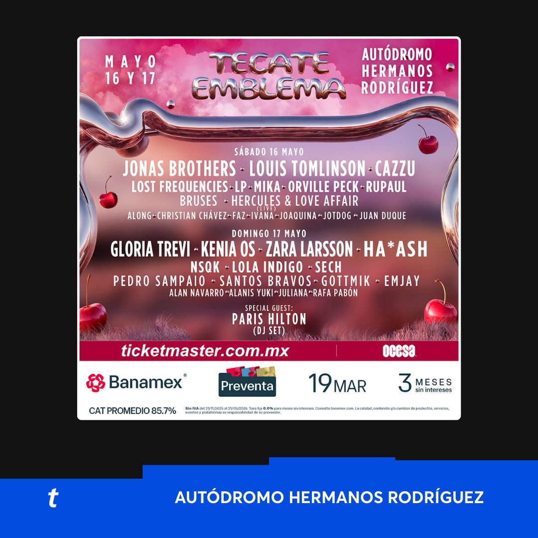 Ticketmaster México tweet media
