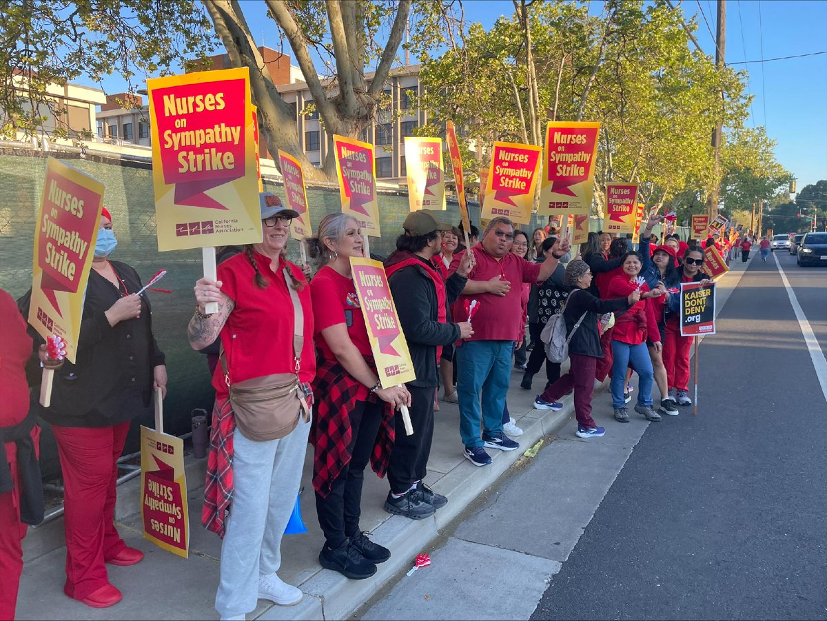 California Nurses Association tweet media