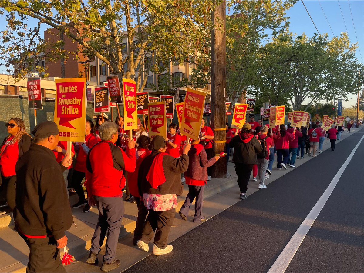 California Nurses Association tweet media