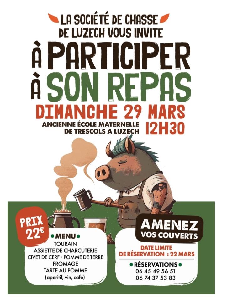 Apéritif offert sur présentation de votre Carte de sanglier luzechois