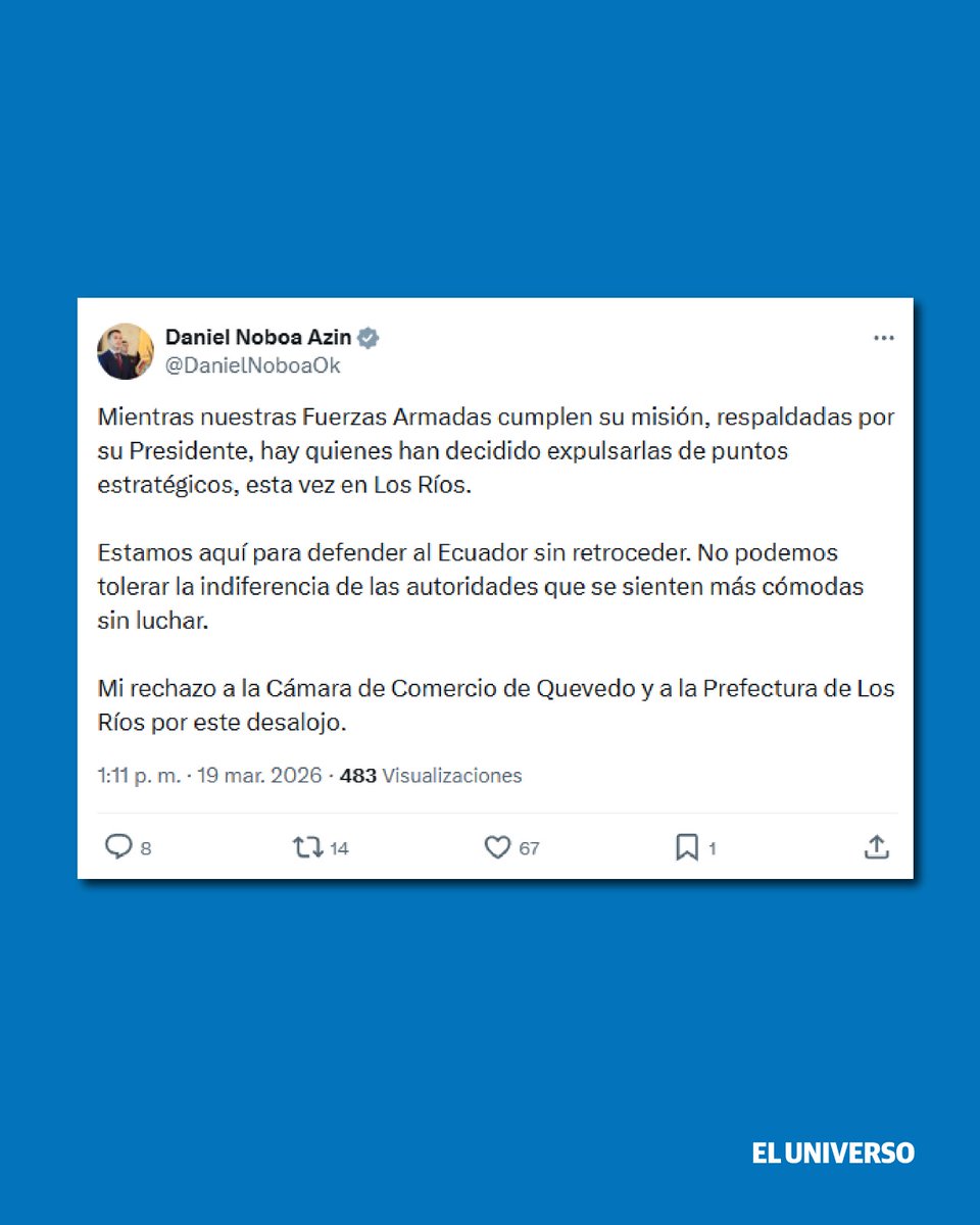 El Universo tweet media