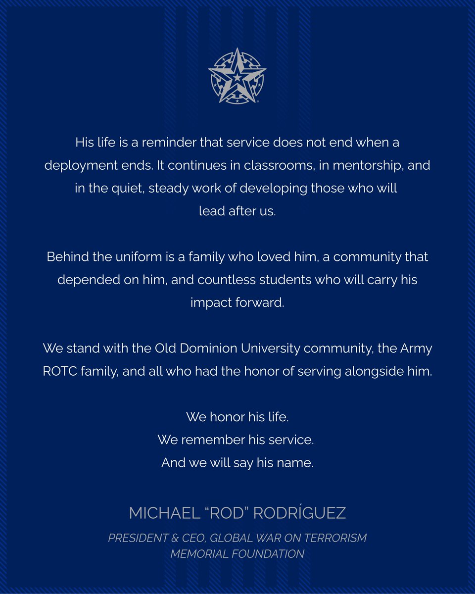 Global War on Terrorism Memorial Foundation tweet media