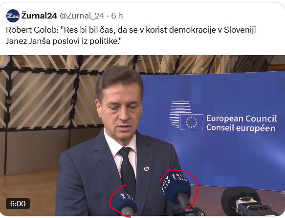 VidmarSimon's tweet photo. #Bolnik, PV @vladaRS se pelje na naše stroške v Bruselj, da mu grezničarji @RTV_Slovenija porinejo pod nos dva mikrofona. Nobenega drugega njegove laži in nebuloze ne zanimajo. https://t.co/9wtZmLAIBp