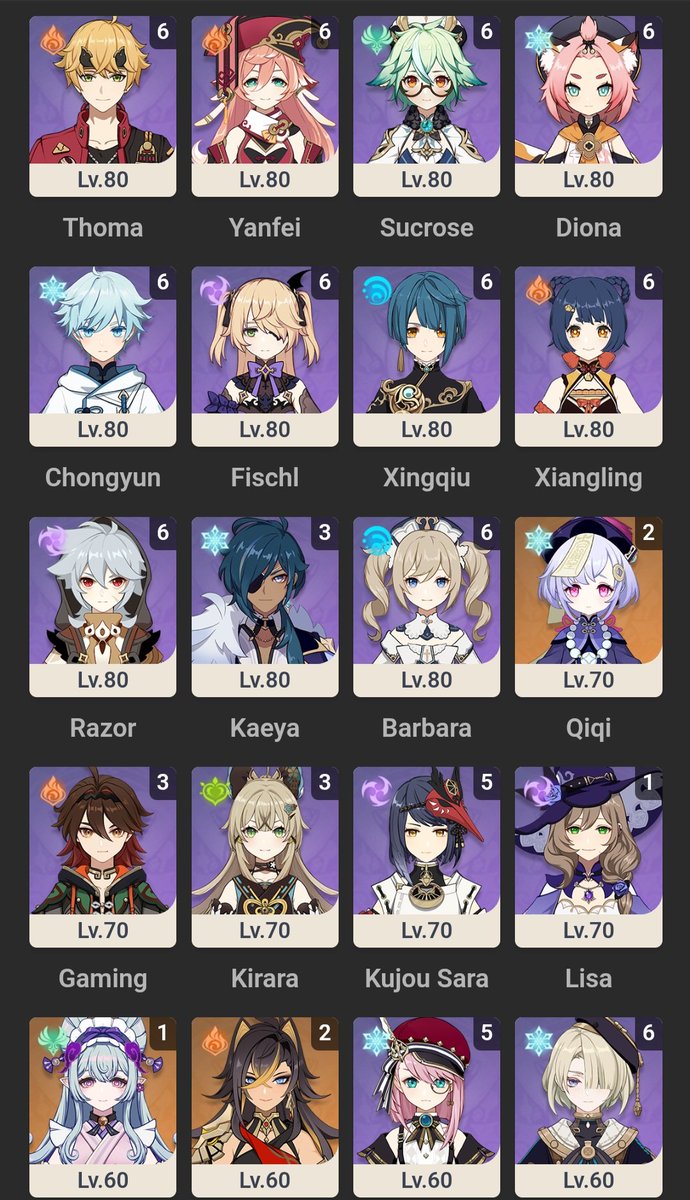 mousepjs's tweet photo. updated genshin archive after 2 years :D
characters &amp; constellations as of of 3/19/26
-
1/2 https://t.co/Jl9Z2Cmla1