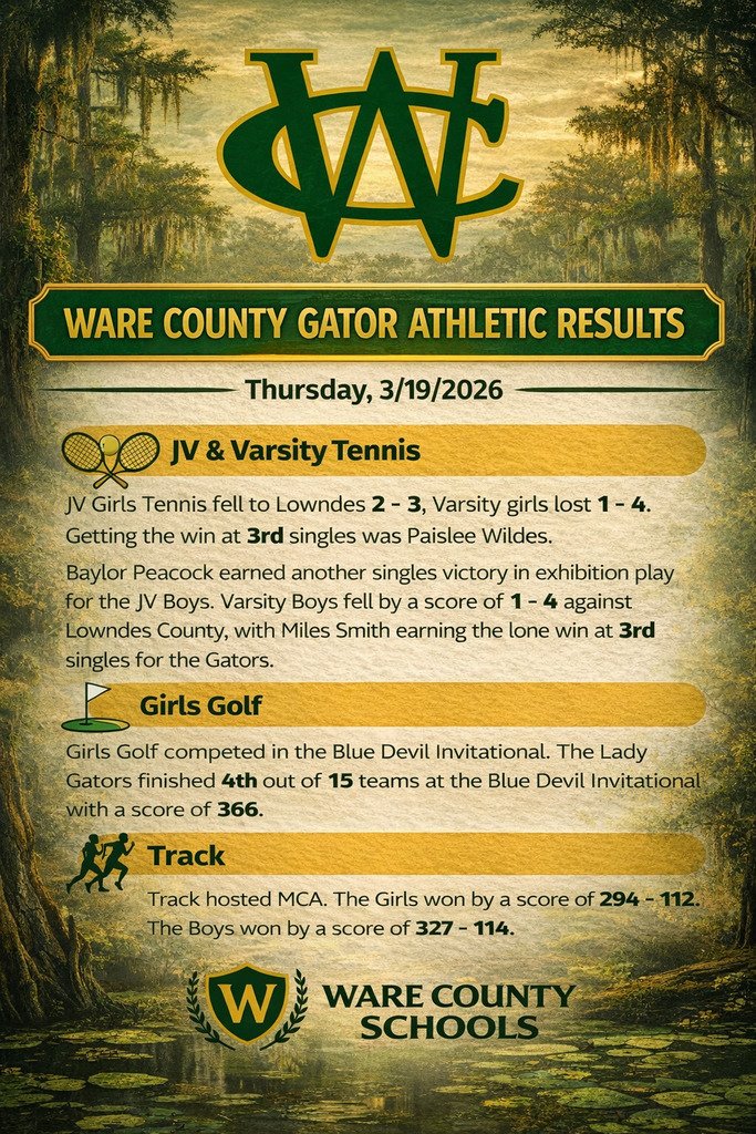 Ware County Gator Nation tweet media