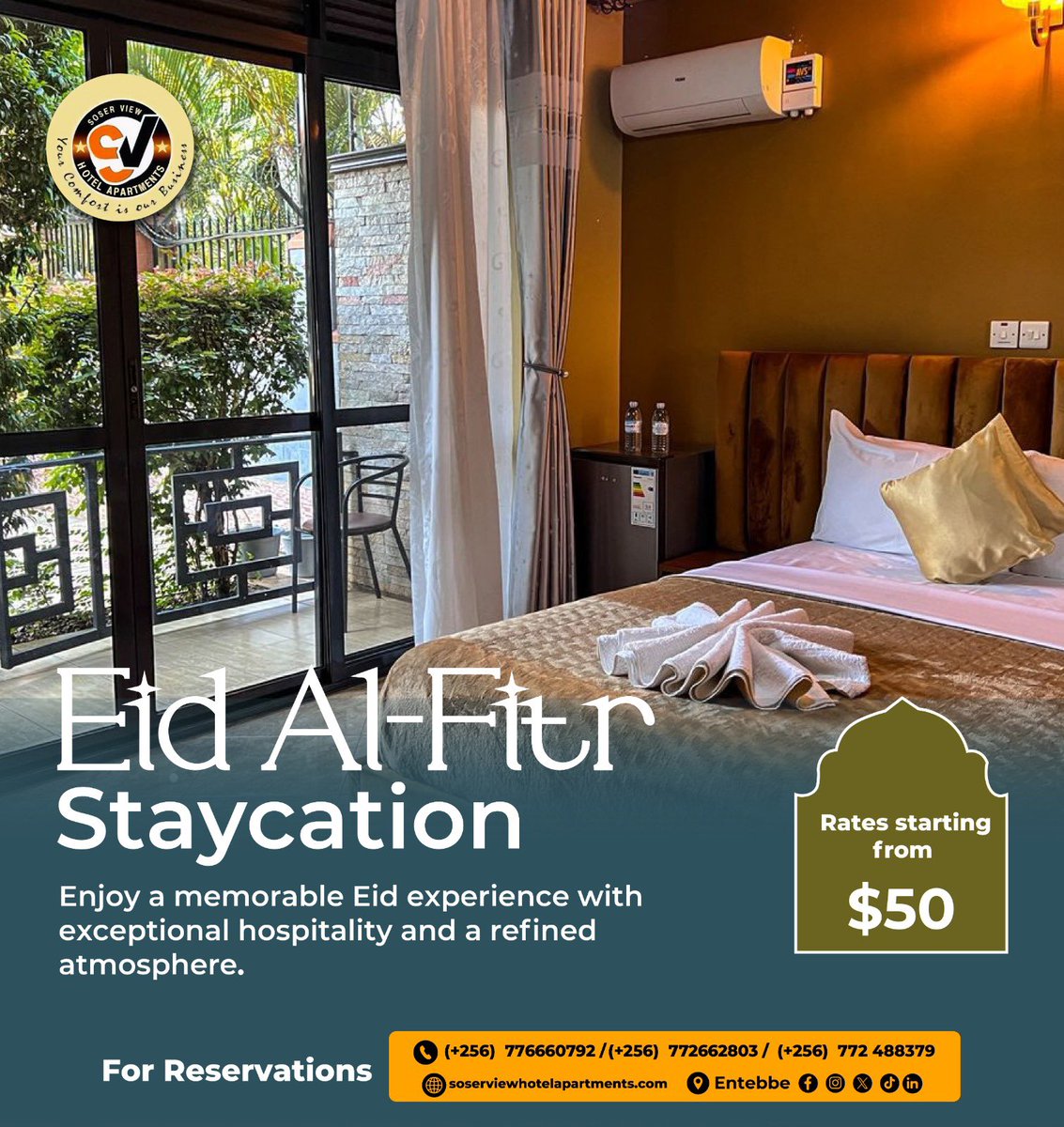 Soser View Hotel Apartments — Entebbe tweet media