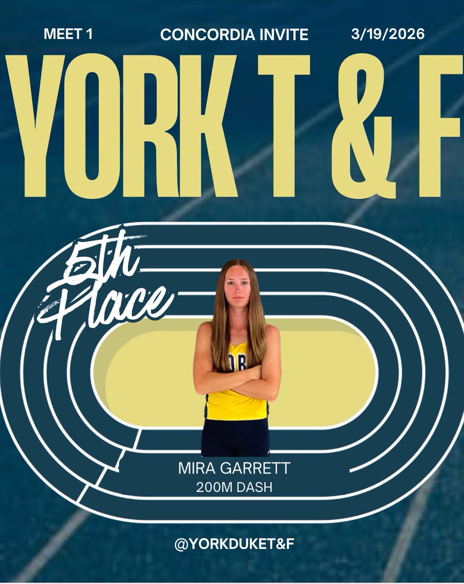 York Track & Field tweet media