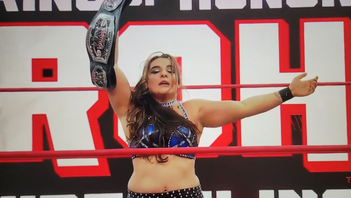 Shoutout to Deonna Purrazzo.  
Just wanted to take a moment to give her nod. Mad Respect. 👊