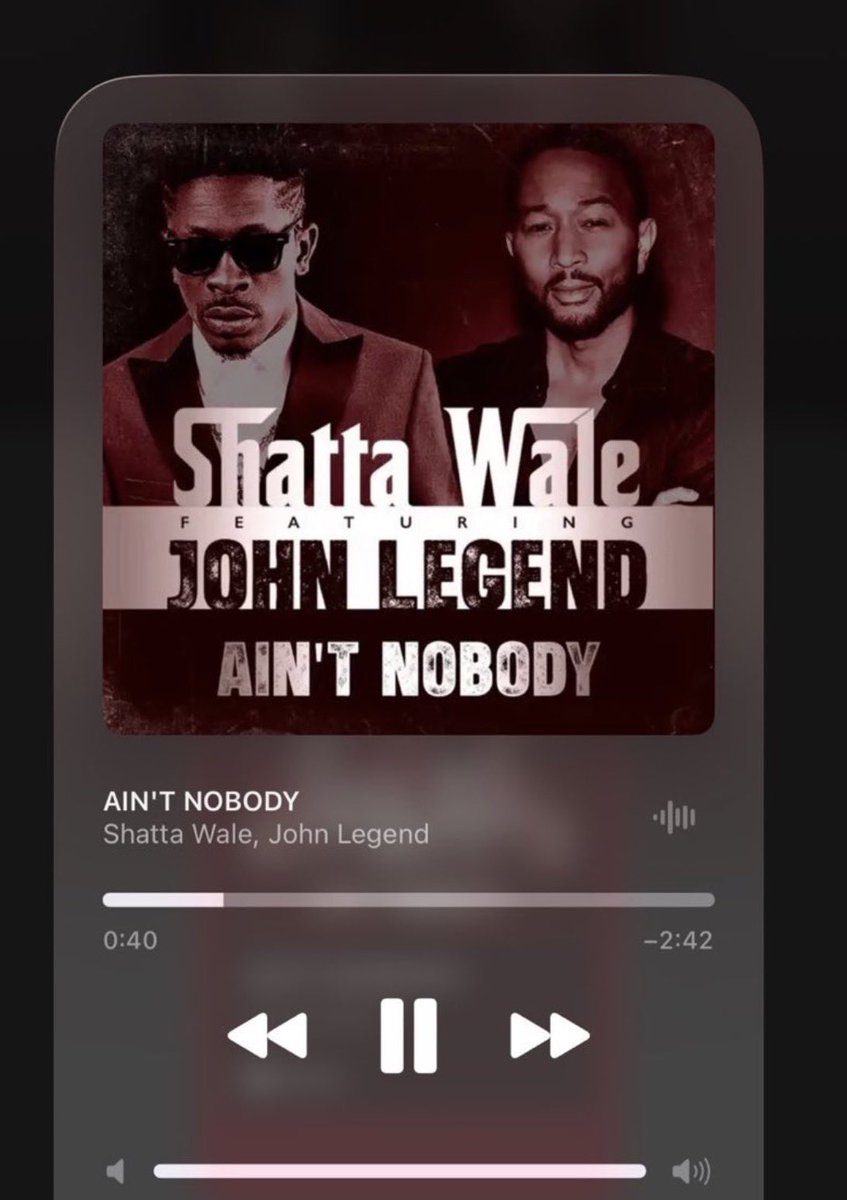 I can’t even lie anymore Shatta Wale is the “Music and Music is Shatta wale” Ain’t Nobody Shatta Wale ft John Legend is a banger already 🔥🔥🔥🔊🔊 #ShattawaleJohnlegend #aintnobody