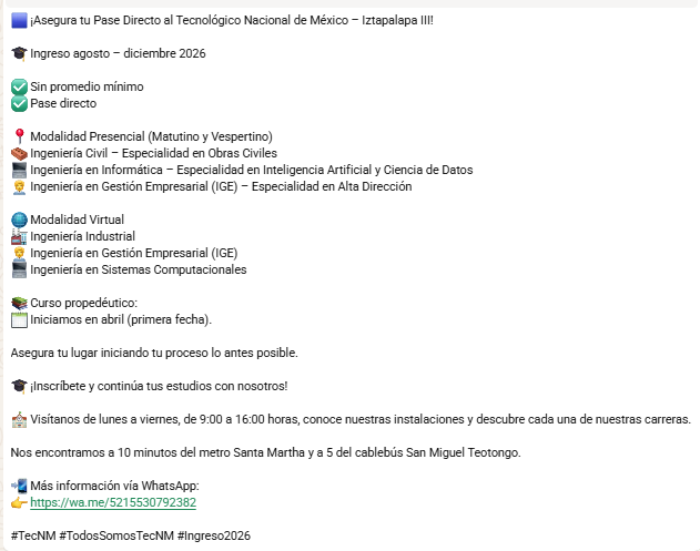 Distrito27IECM's tweet image. La Dirección Distrital 27 (#DD27), les invita a inscribirse y continuar sus estudios superiores, revisa la siguiente información  👇👇👇