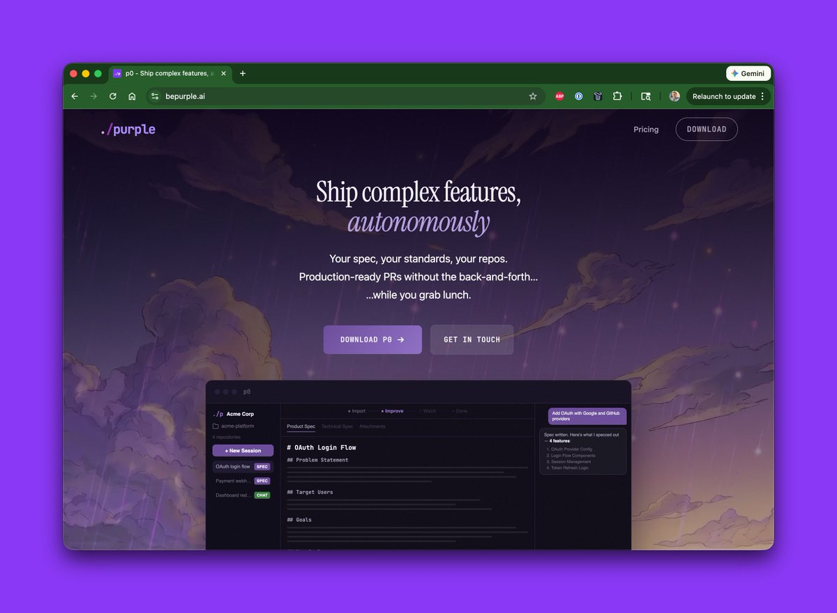 Christian Byza | Purple AI tweet media