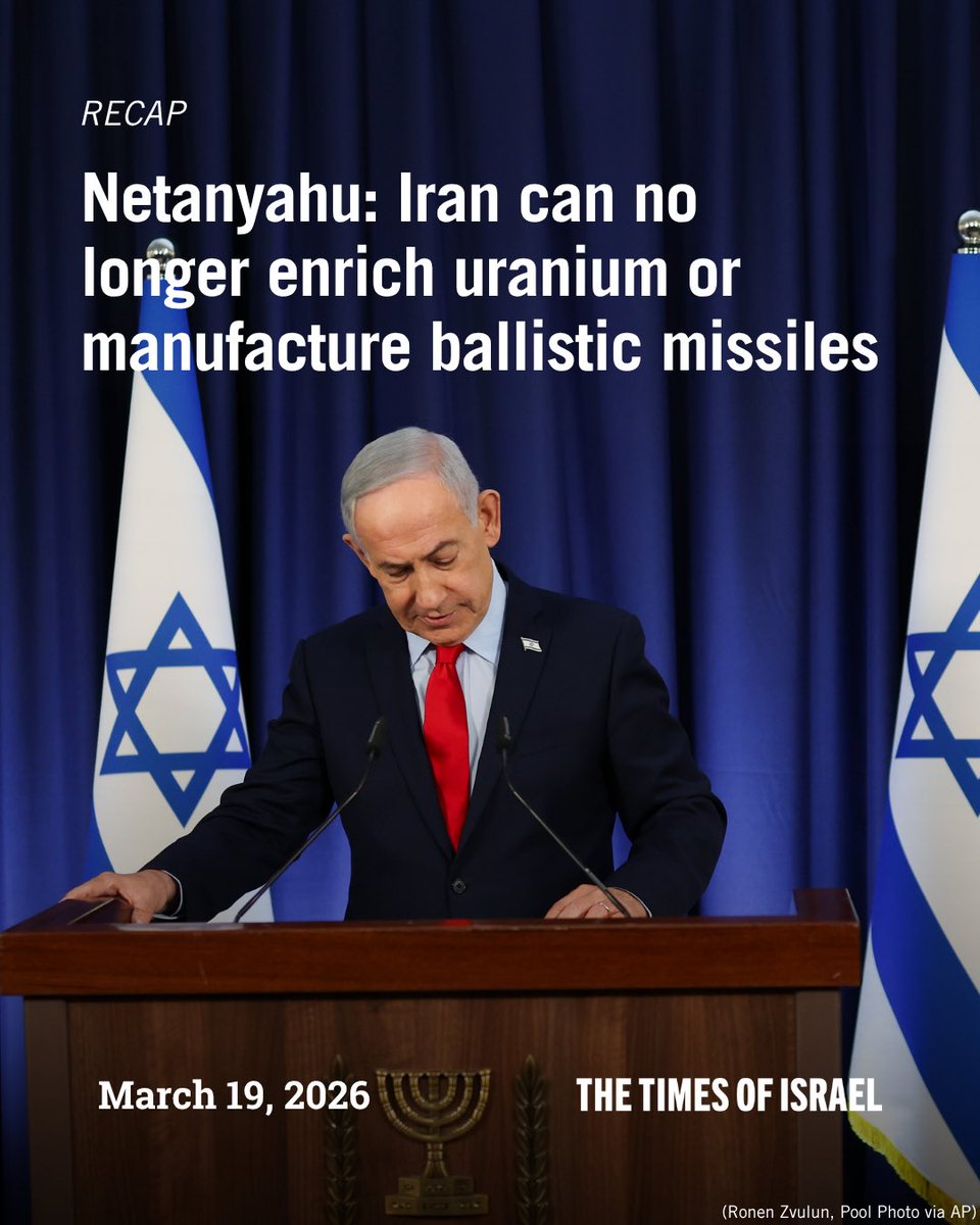 The Times of Israel tweet media