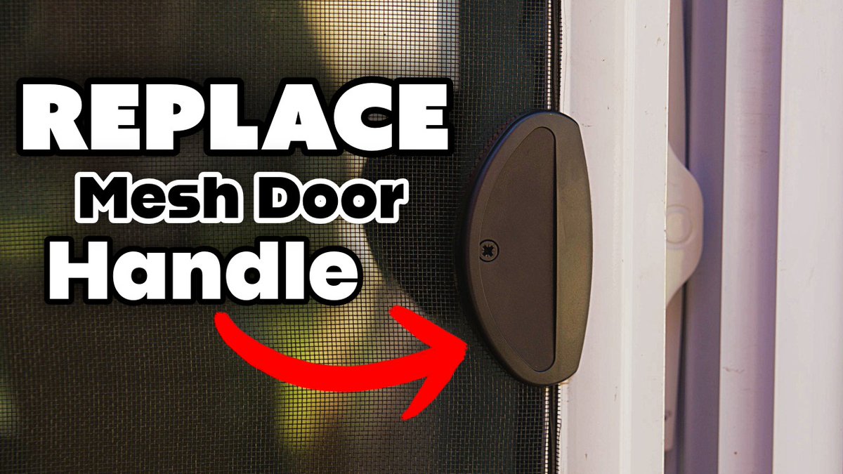 StatUpBox's tweet photo. How To Replace Mesh Screen Door Handle Latch Easy Simple youtube video. https://t.co/RpphLnGPLj  #diy #doityourself #screendoor #meshdoor #meshscreendoor #patioscreendoor #fixscreendoor #repairscreendoor #replacescreendoorhandle #screendoorhandle #screendoorlatch #youtube https://t.co/FuO3O2YmHY