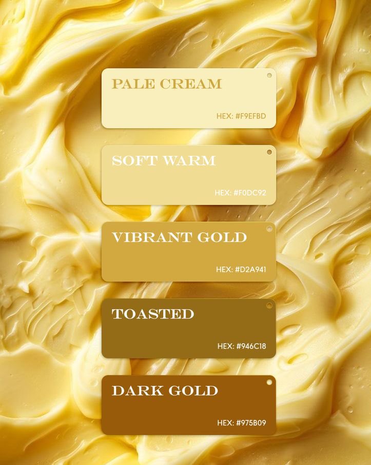 uniqueunice_1's tweet image. There is something so therapeutic about a perfectly balanced monochromatic gradient. 🎨

This "Toasted" yellow spectrum is ideal for:
• Luxury branding 🥂
• Warm, inviting UI 📱
• Cozy autumn interiors 🏡

Hex codes included in the visual!
  
#ColorTheory #UIUX #WebDesign