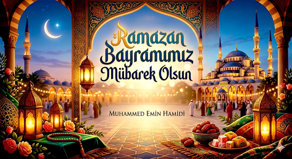 Ramazan Bayramımız mübarek olsun. Rabbim tekrarına erişebilmeyi nasip etsin inşAllah 🤲🏻
#HayırlıBayramlar
#EidMubarak