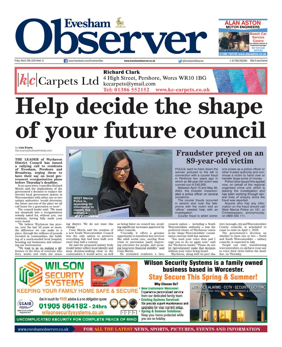 Evesham Observer tweet media