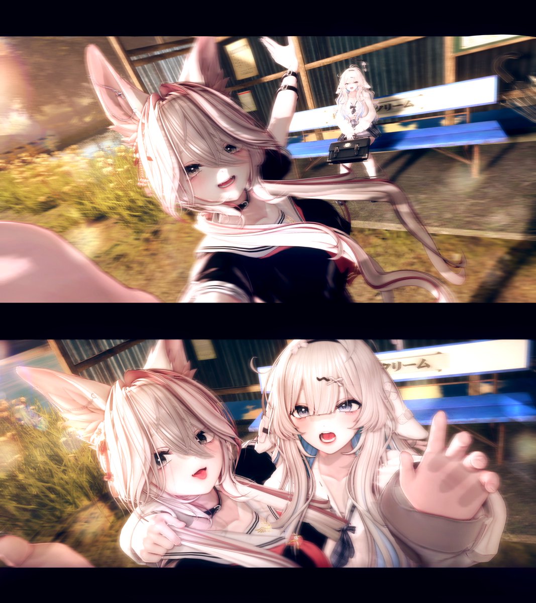 selfie😜😜😵
#KUMALY #Kumaly3D #ルリエ3D
#VRChat #VRC #VRChatPhotography
