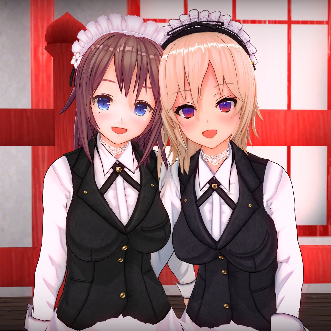 おはようございます。
良い感じに撮影できましたお二人です。
#COM3D2