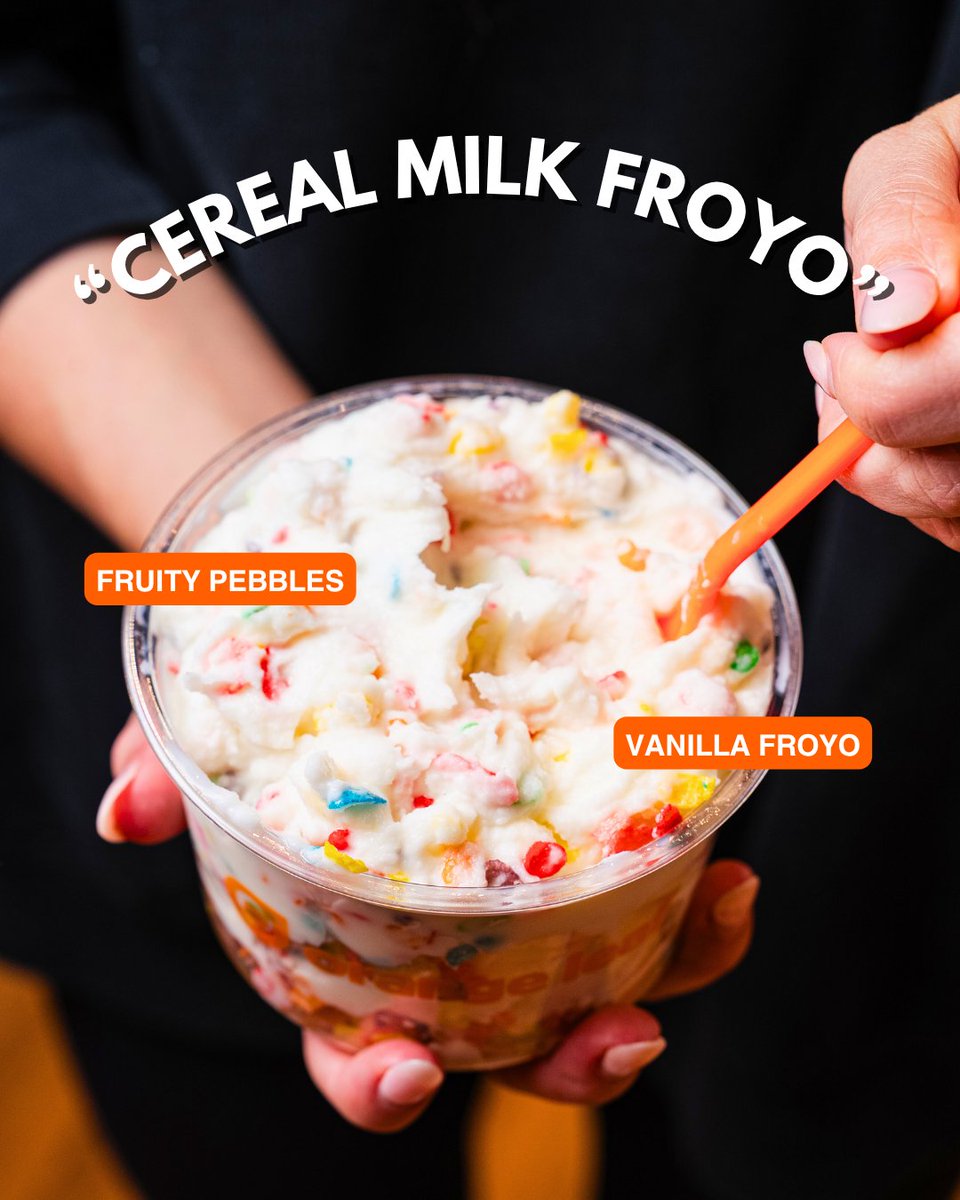 Orange Leaf Frozen Yogurt tweet media