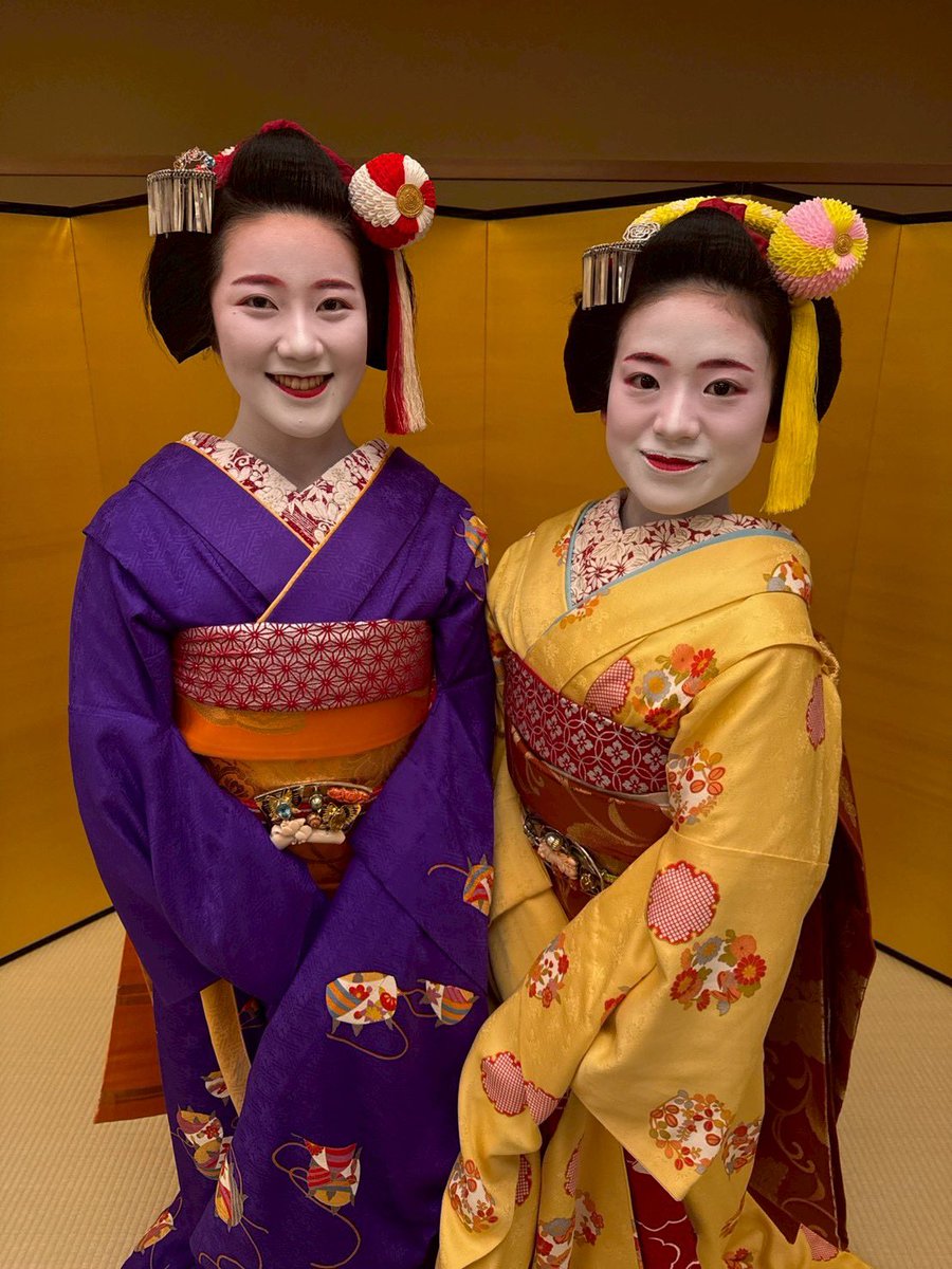 お節分の時のお衣装と髪型。 @shigemoridos @honten_endo #しげ森