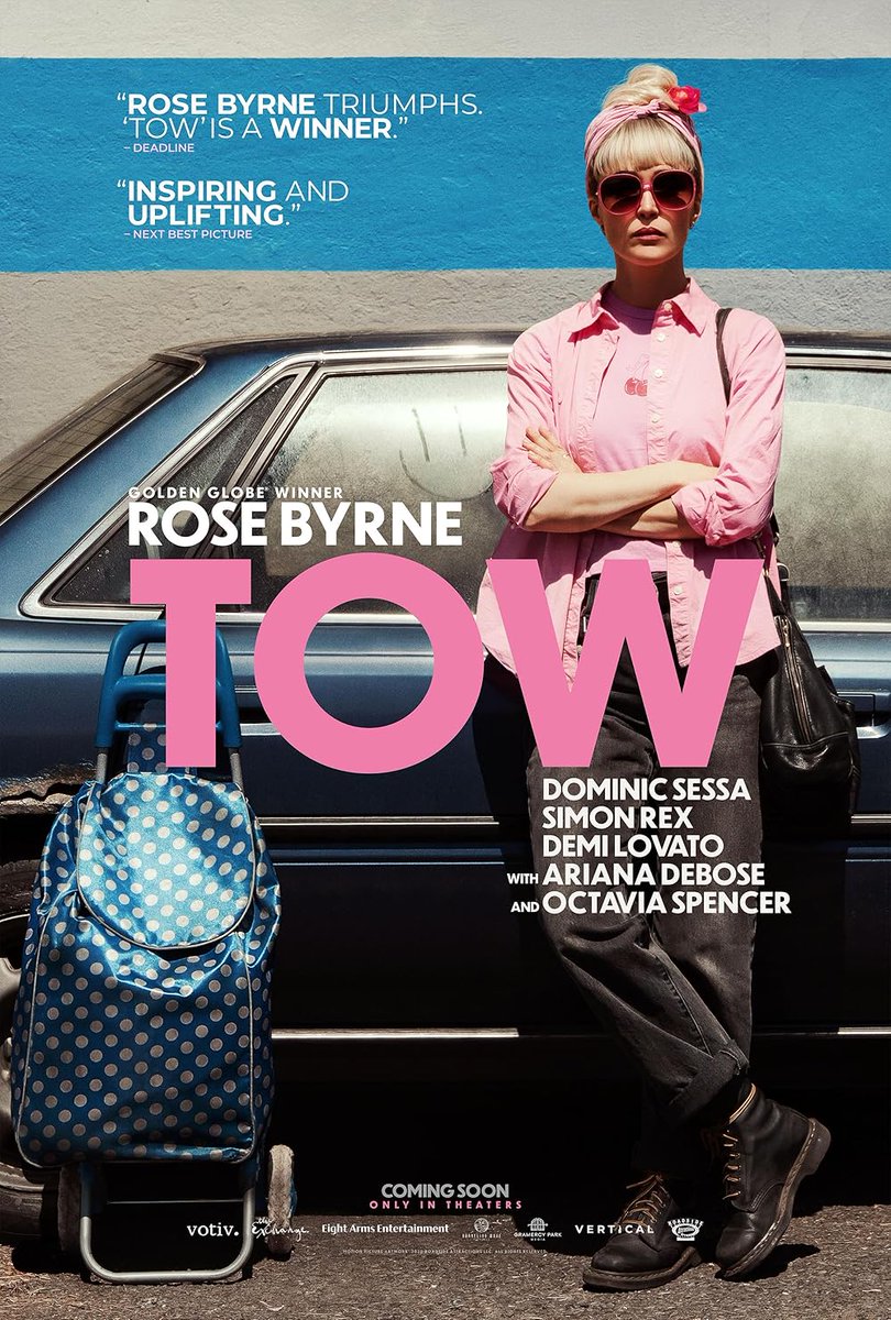 Rose Byrne got an Oscar nomination for IF I HAD LEGS I'D KICK YOU. She's just as good - and maybe even better - in TOW, which is based on a wild true story. Search this one out at a theater near you this weekend.

My review: aisleseat.com/tribeca-2025-c…