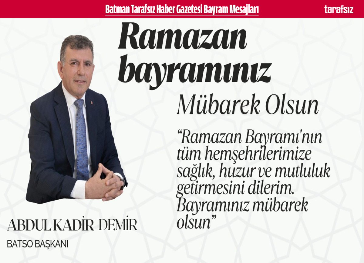 Batman Tarafsız Haber Gazetesi tweet media