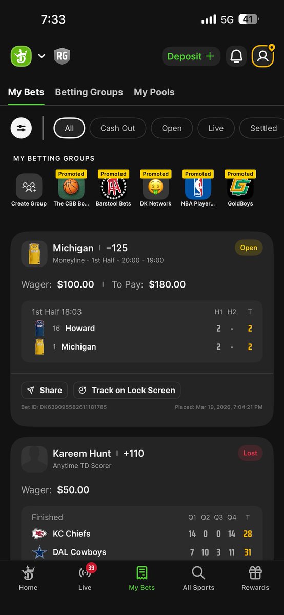 LoDucaBenny's tweet photo. @nickysmokess @DKSportsbook Yeaaaa Smokessss LFG baby https://t.co/EdWtNZsFDi