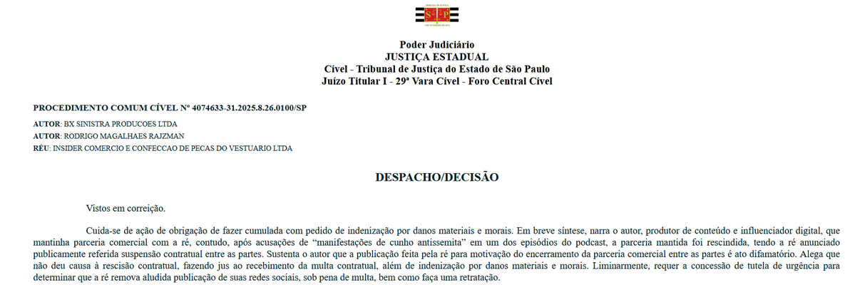 Luiz Fux Insider tweet media