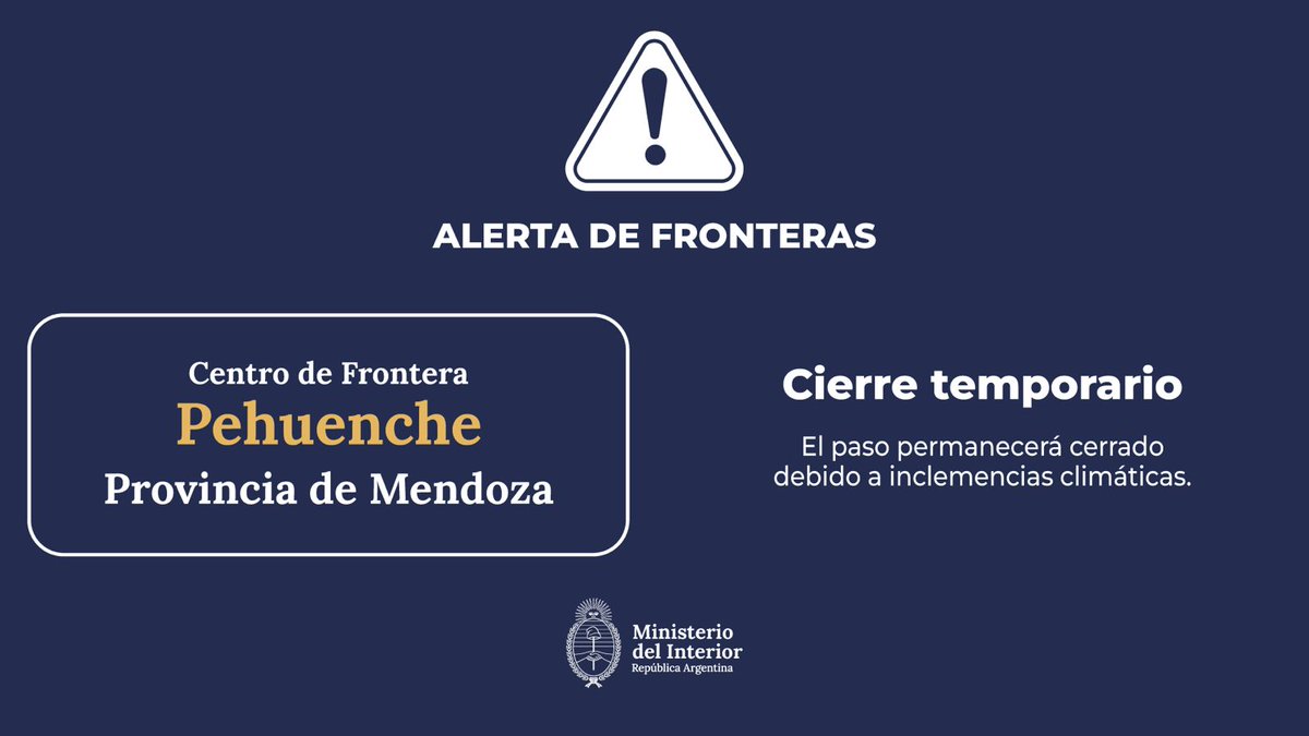 Ministerio del Interior tweet media