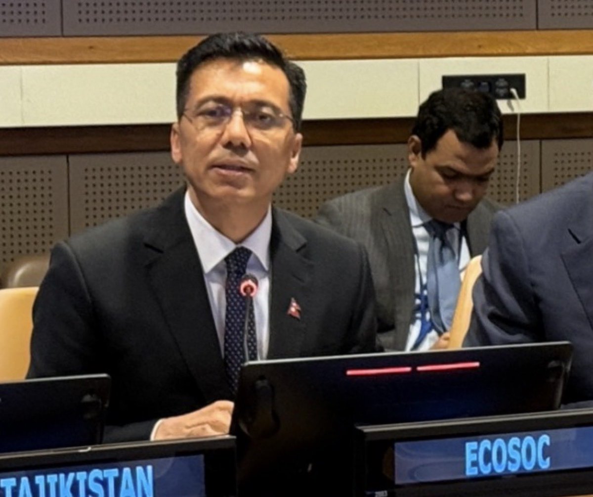 UN ECOSOC President tweet media