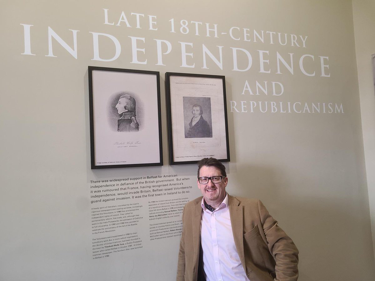 Seanofthesouth's tweet image. We are so pleased @1798walkingtour that the Dept. has included Ireland’s revolutionary exponent of Irish independence &amp;amp; self determination Wolfe Tone and his radical republican Belfast  #UnitedIrishmen on Cavehill/McArt's Fort.

#TraceYourLinage #enlightenment 
#1798 #democracy