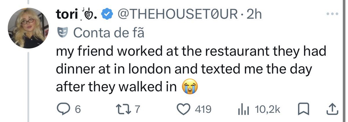 Sabrina Carpenter Brasil | fan account tweet media